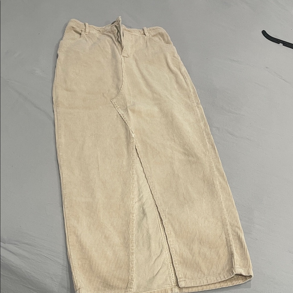 Men's Beige Corduroy skirt - Classic Style